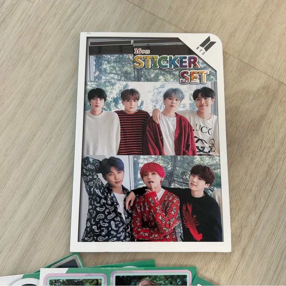 BTS Soobin Yeonjun Bag Charm 16 Piece Sticker Set Tomorrow X Together Sega Korea - Picture 3 of 6